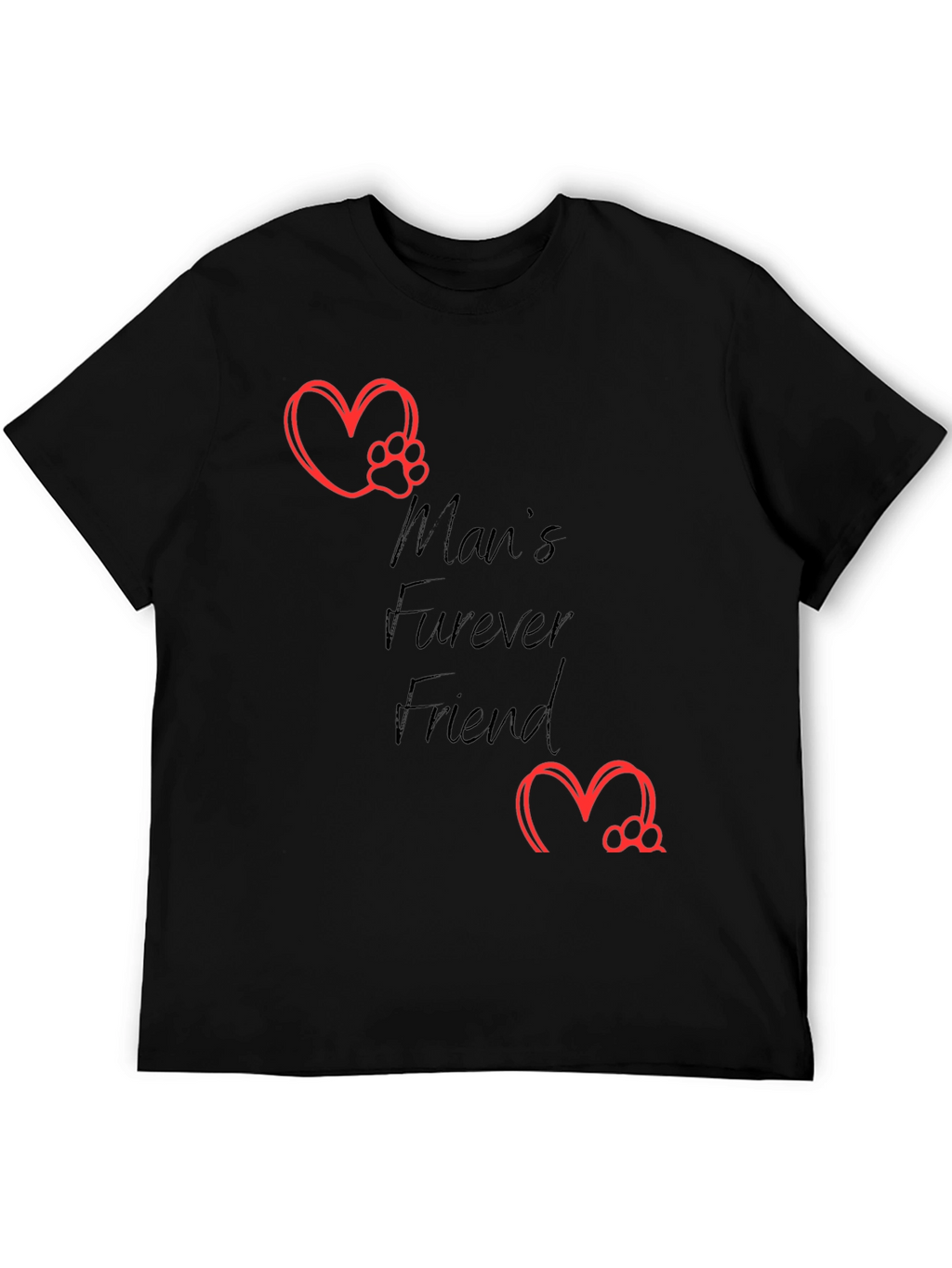 Mans Furever Friend T-Shirt - Pet Lover Tee