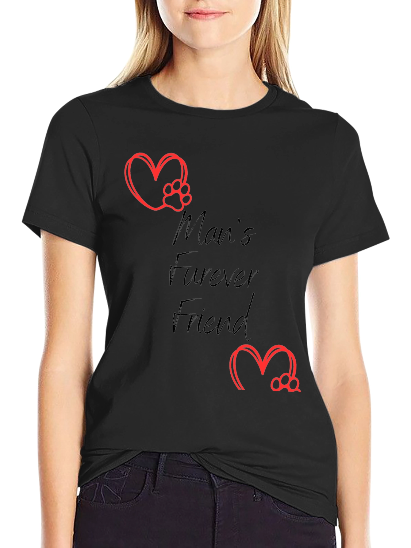 Mans Furever Friend T-Shirt - Pet Lover Tee