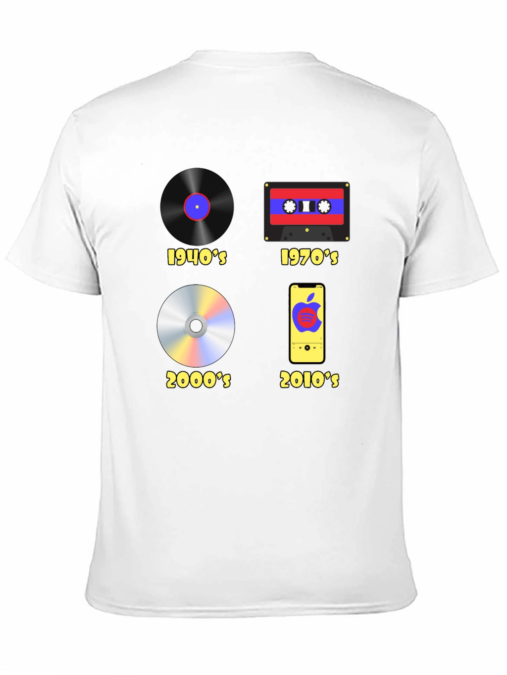 Evolution of Music T-Shirt - Black