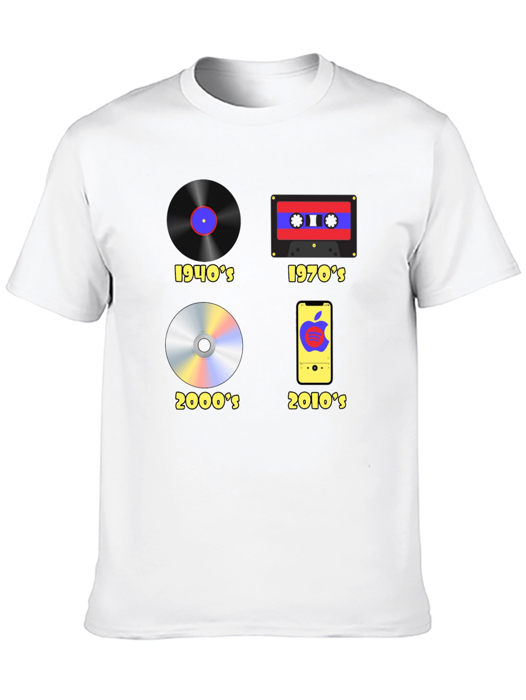 Evolution of Music T-Shirt - Black