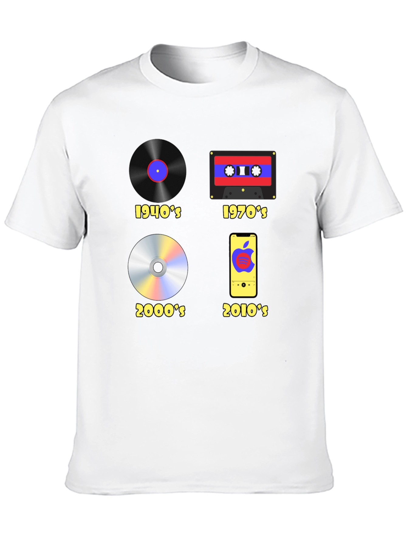 Evolution of Music T-Shirt - Black