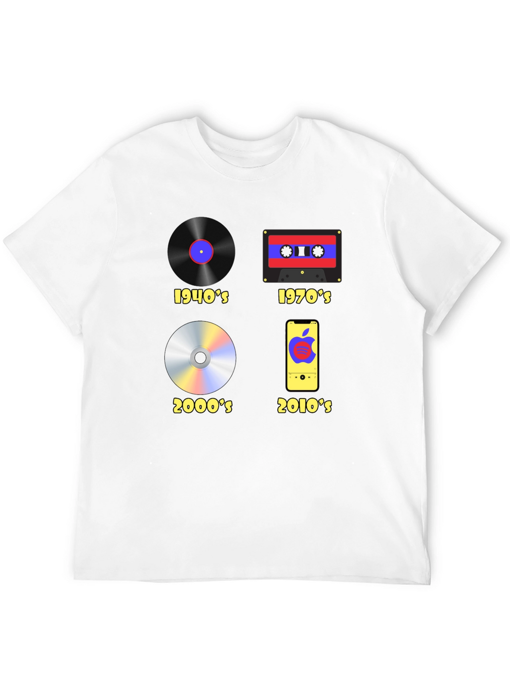 Evolution of Music T-Shirt - Black