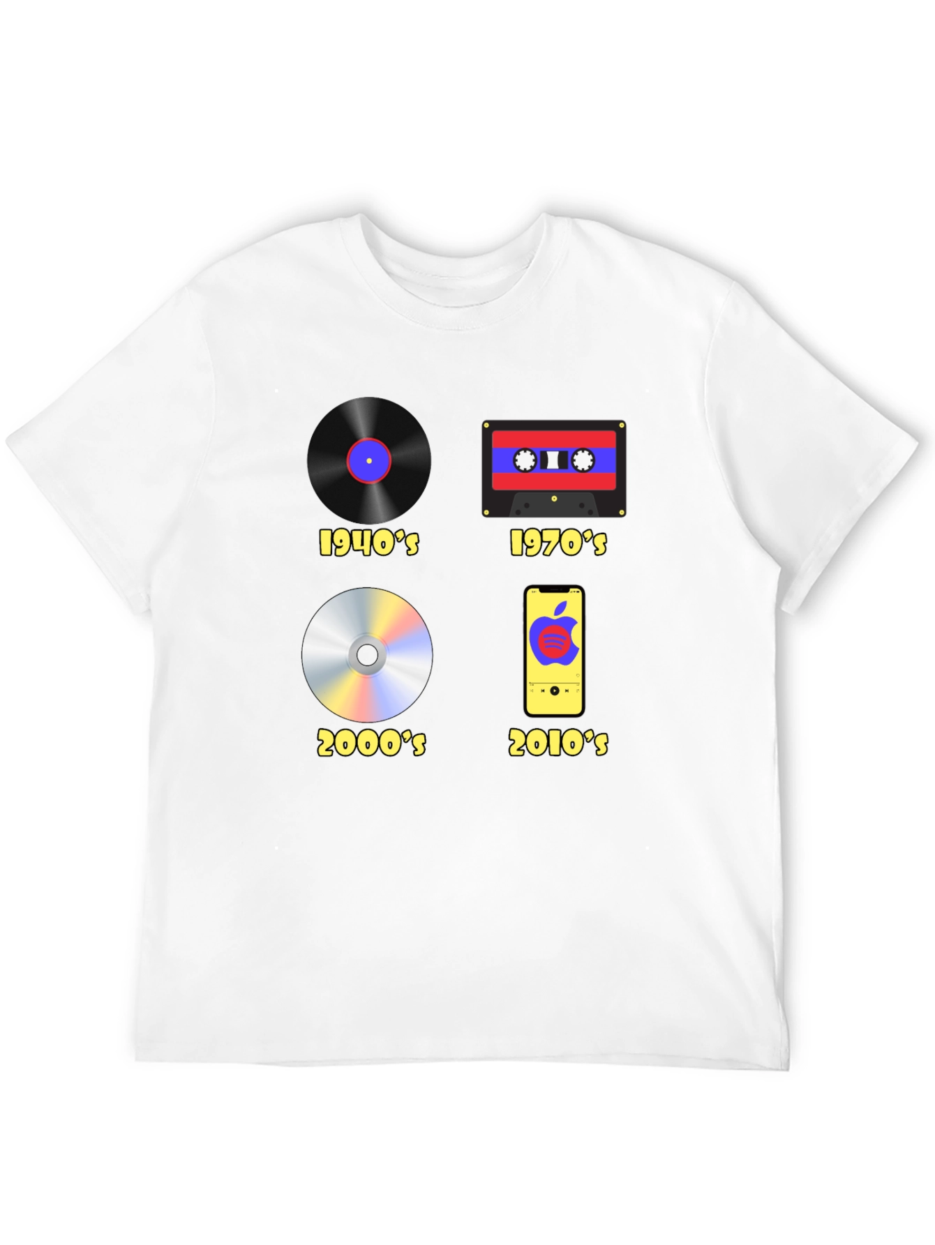 Evolution of Music T-Shirt - Black