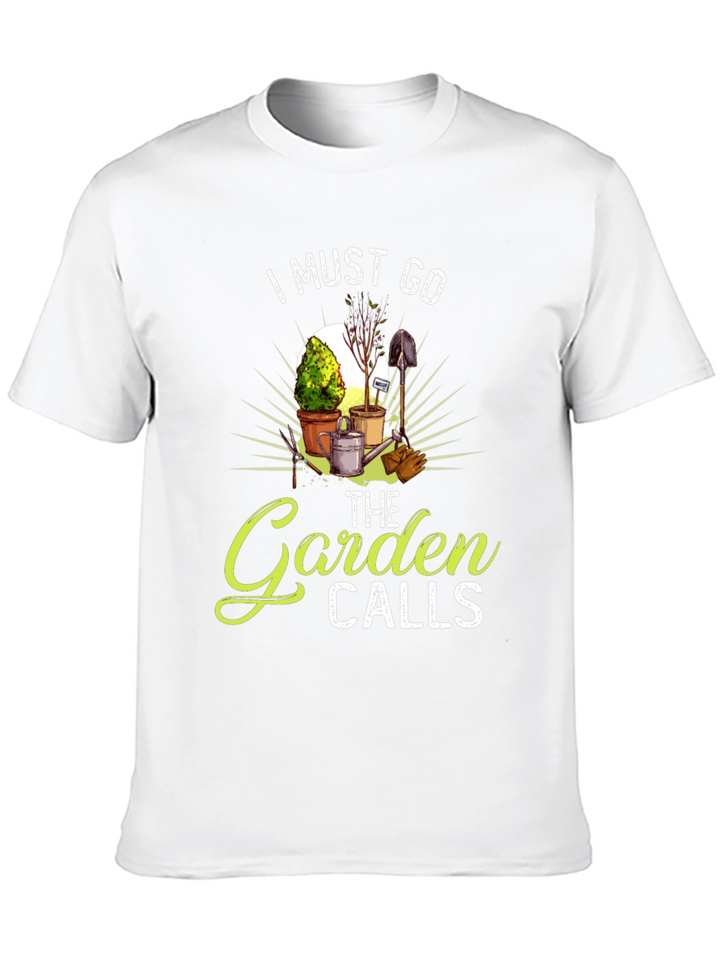 The Garden Calls Black T-Shirt Gardening Lovers Tee