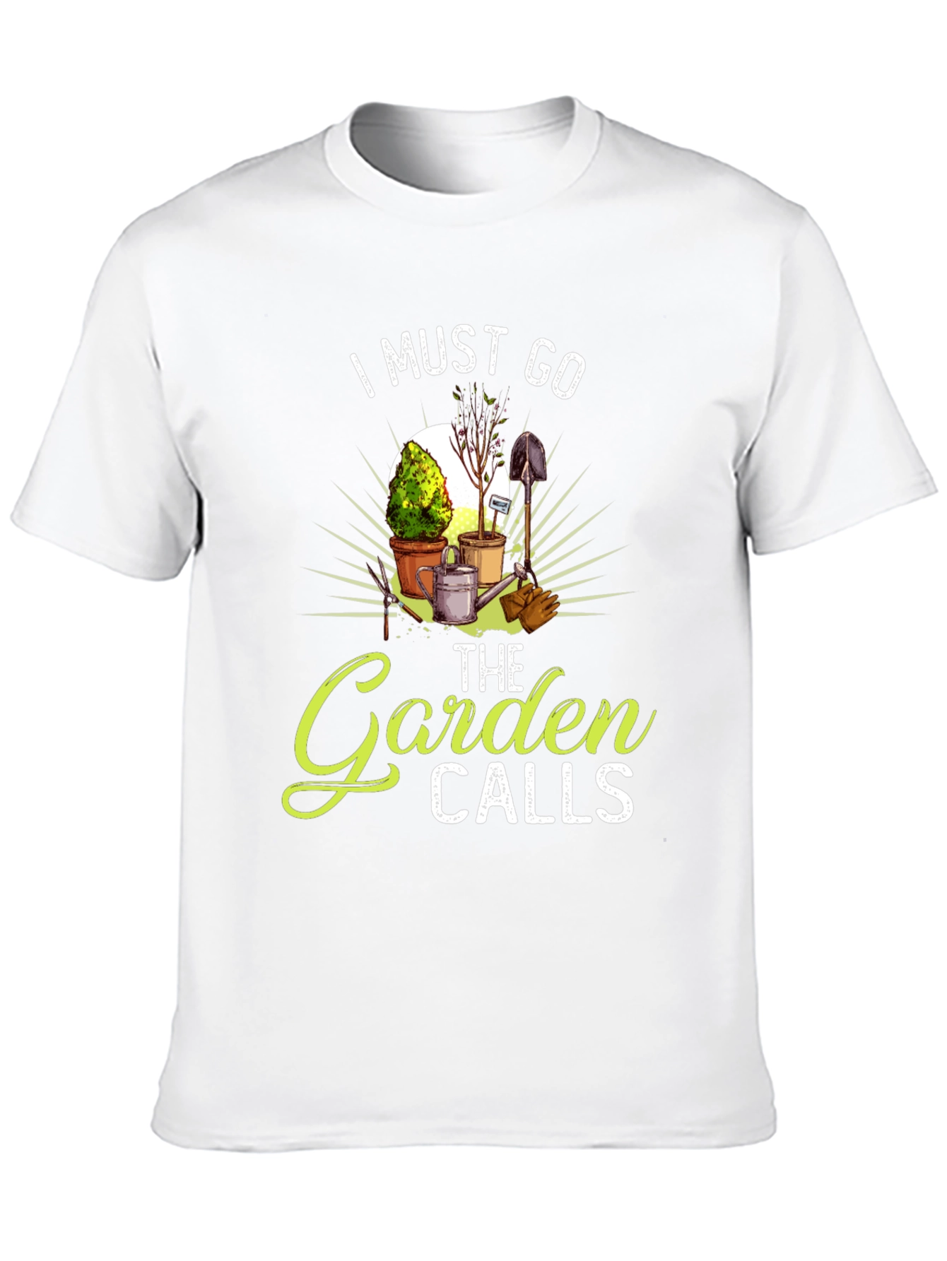 The Garden Calls Black T-Shirt Gardening Lovers Tee