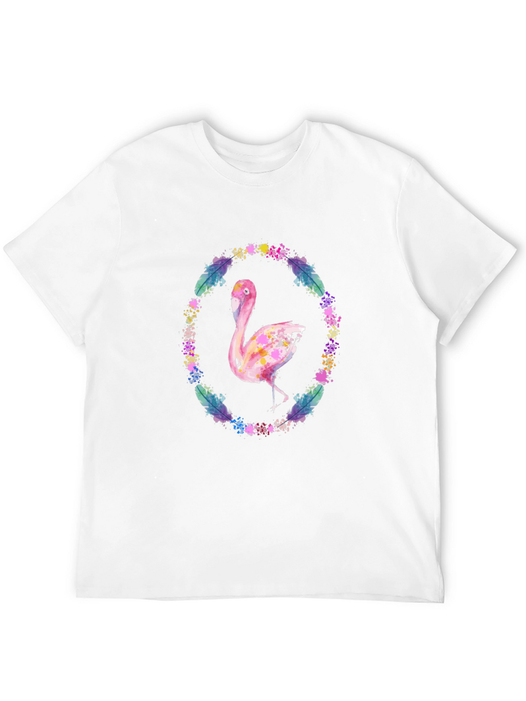 Flamingo Watercolor Graphic Tee