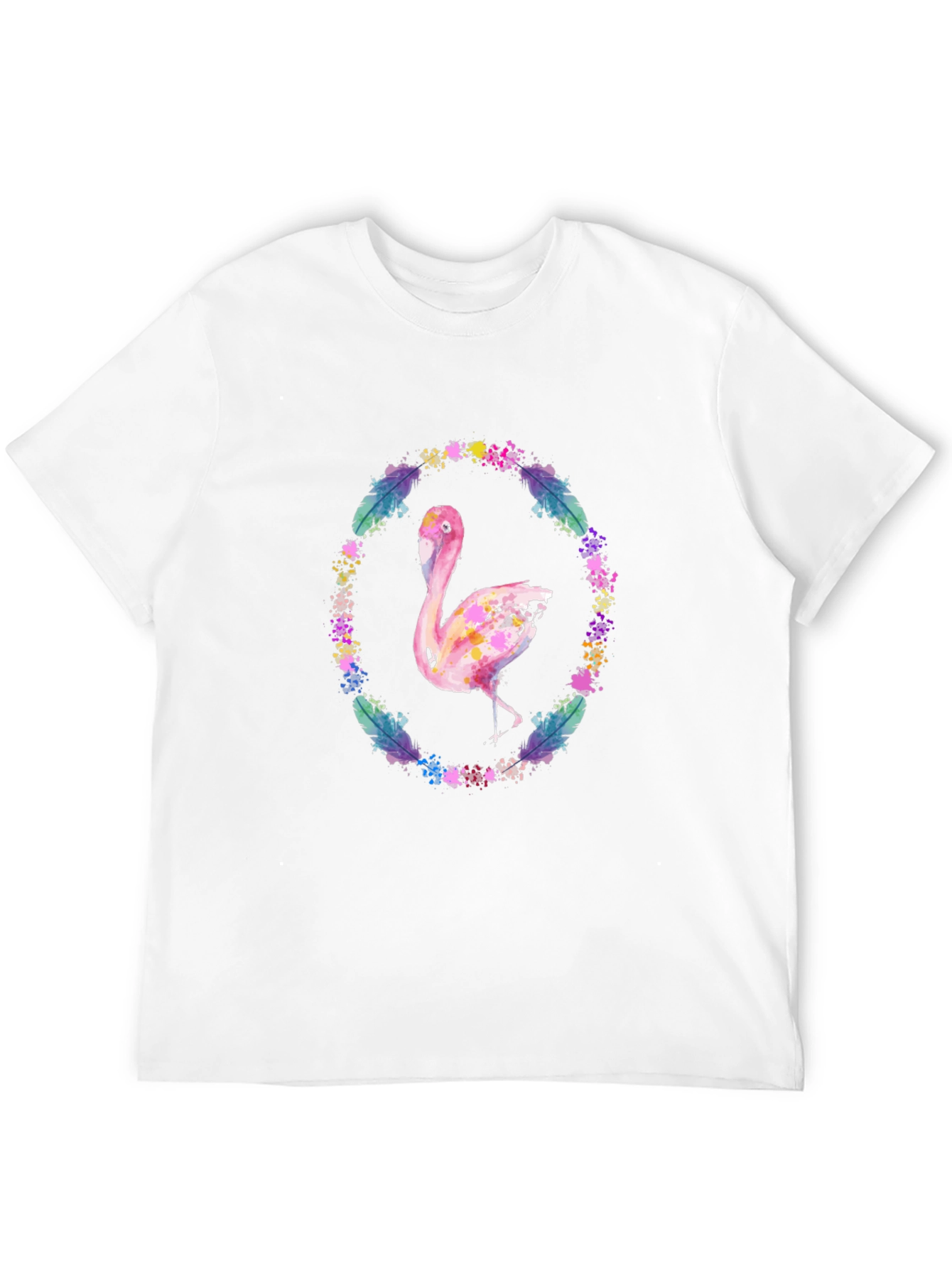 Flamingo Watercolor Graphic Tee