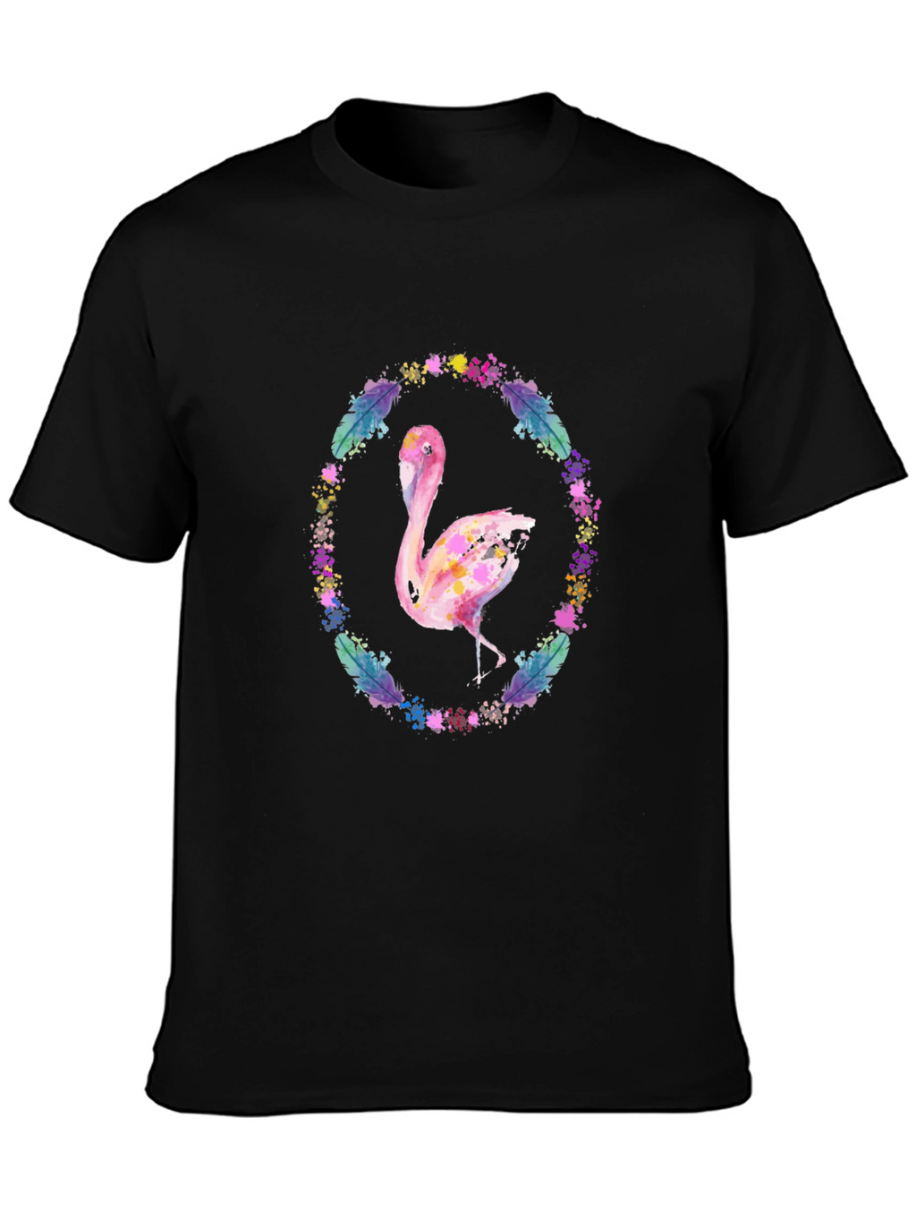 Flamingo Watercolor Graphic Tee