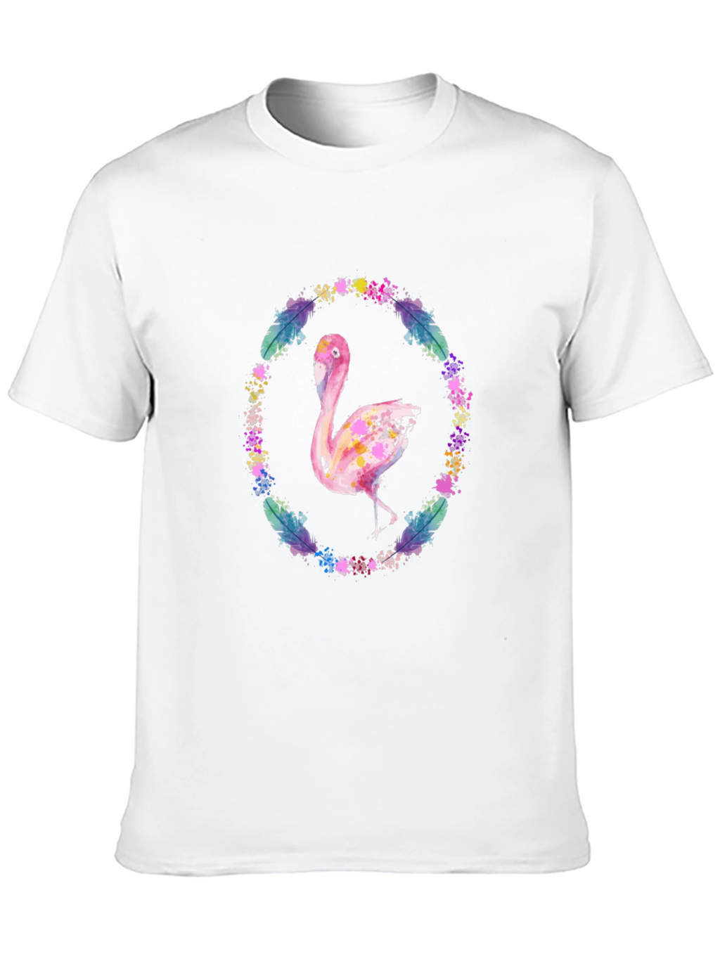 Flamingo Watercolor Graphic Tee