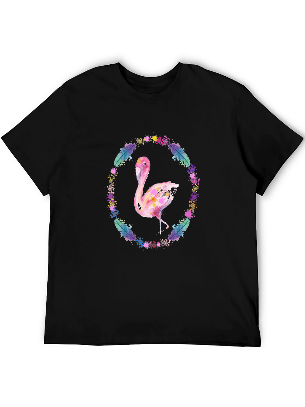 Flamingo Watercolor Graphic Tee