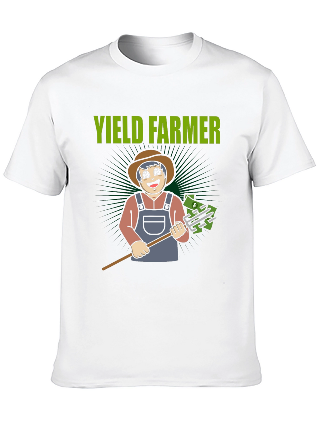 Yield Farmer Graphic Tee - Crypto Farming Fun!