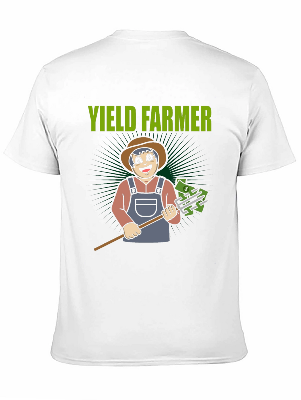 Yield Farmer Graphic Tee - Crypto Farming Fun!