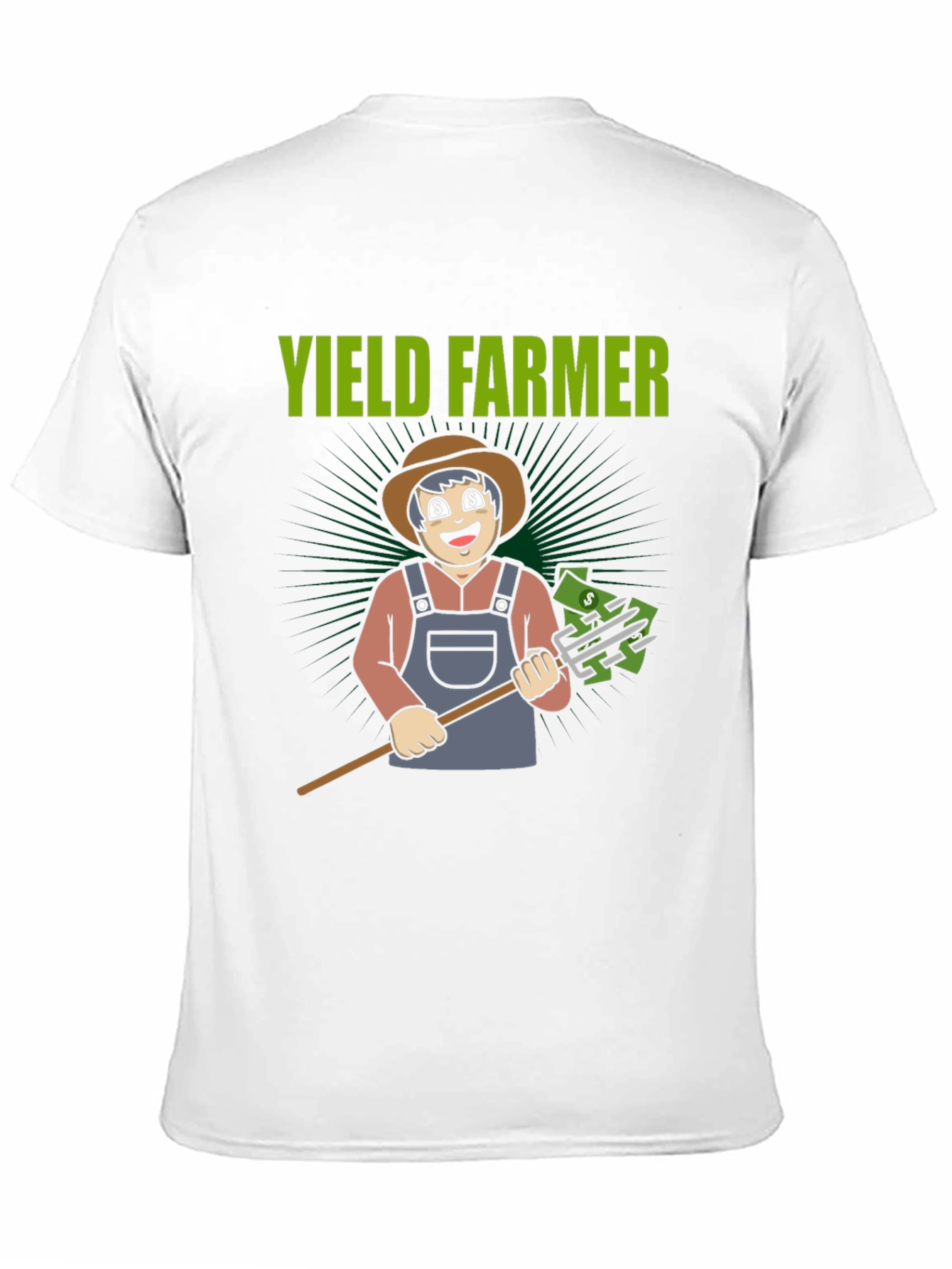 Yield Farmer Graphic Tee - Crypto Farming Fun!