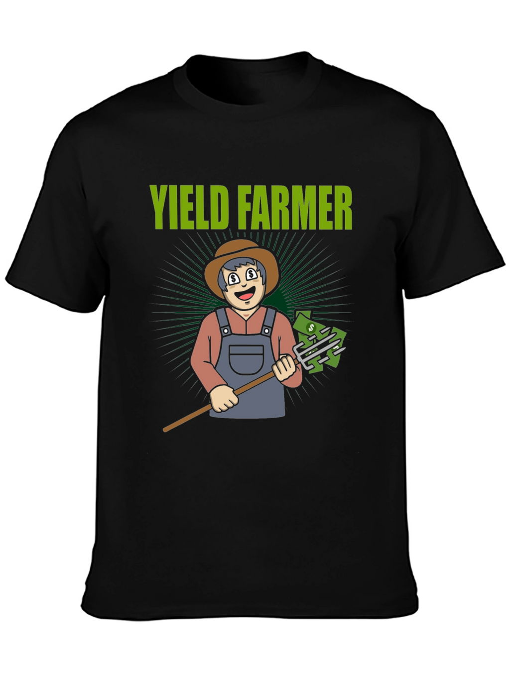 Yield Farmer Graphic Tee - Crypto Farming Fun!