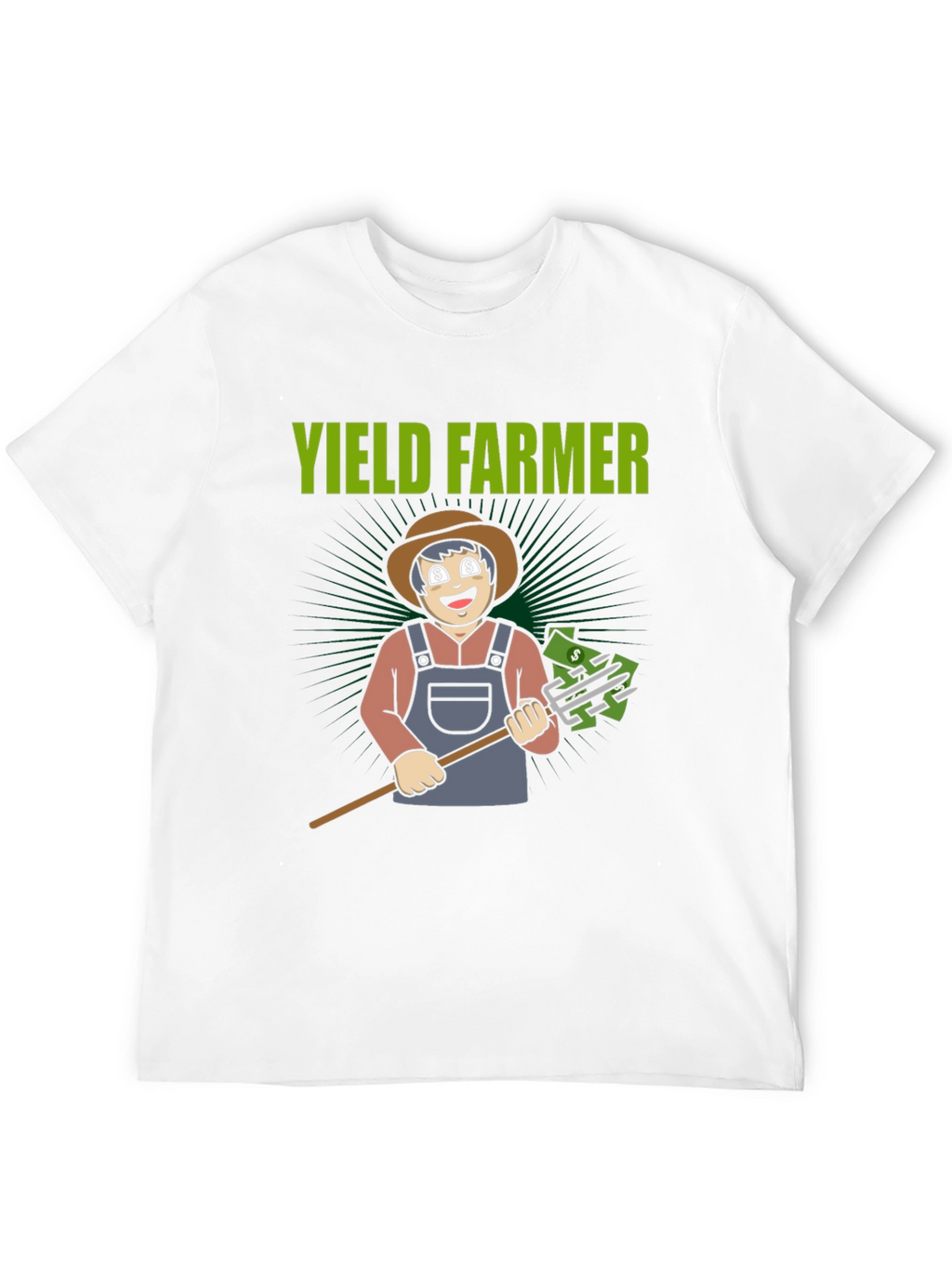 Yield Farmer Graphic Tee - Crypto Farming Fun!
