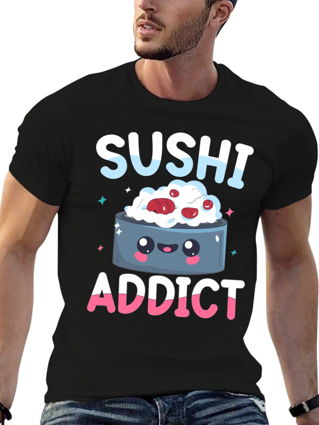 Sushi Addict Graphic Tee