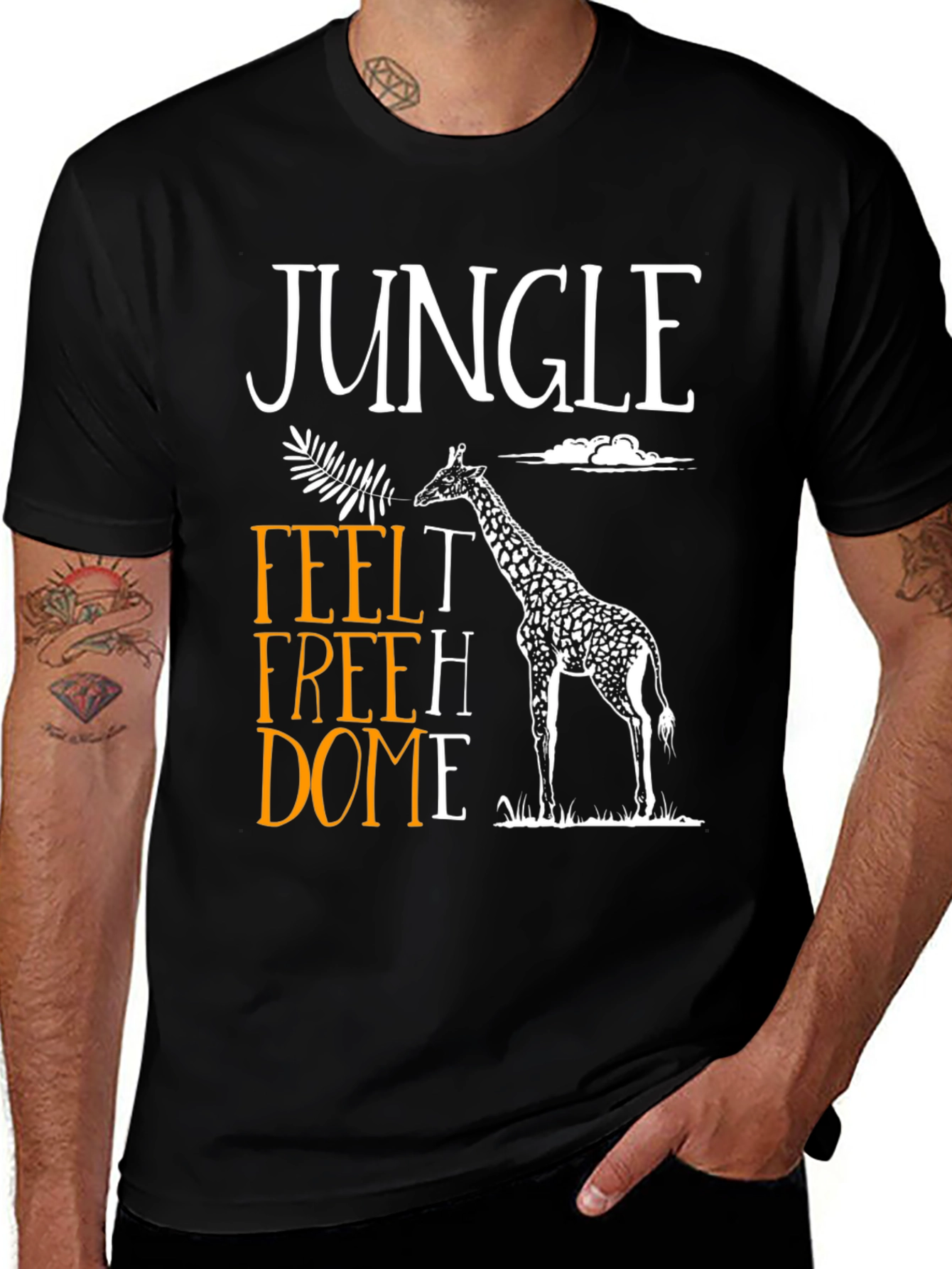 Jungle Feel Free Dome Graphic T-Shirt