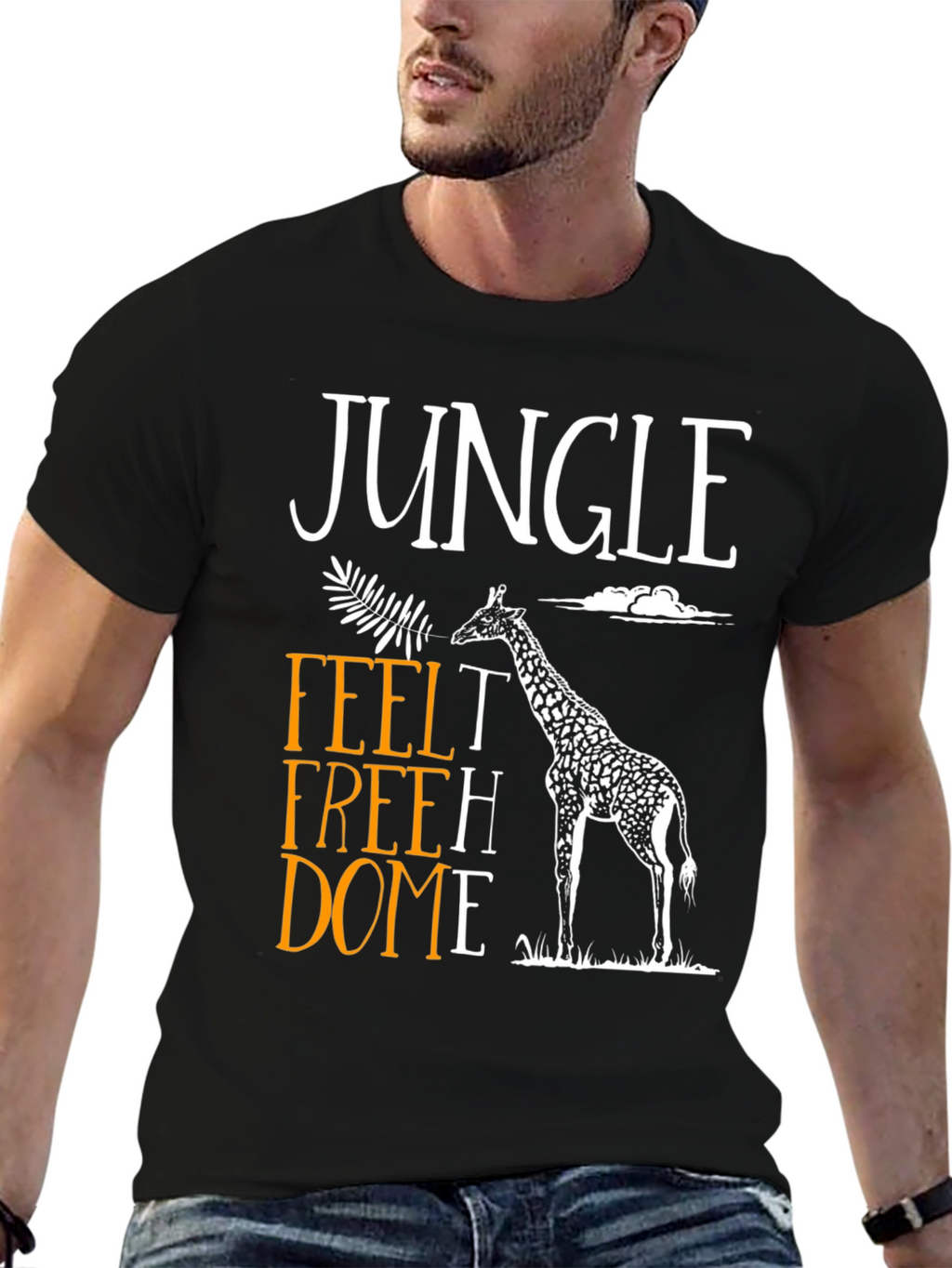 Jungle Feel Free Dome Graphic T-Shirt