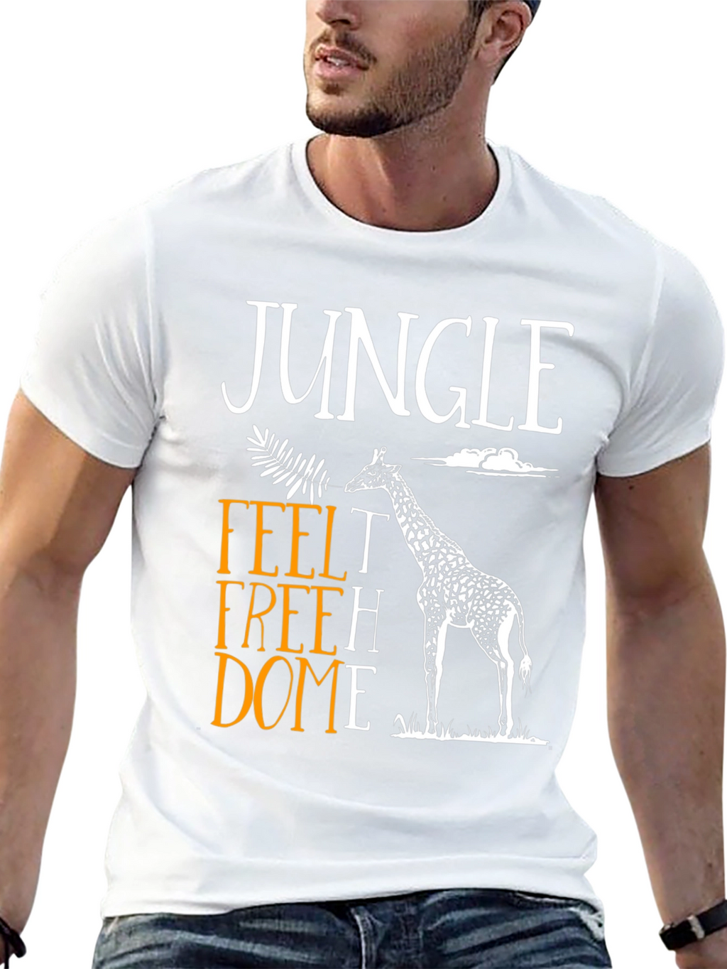 Jungle Feel Free Dome Graphic T-Shirt
