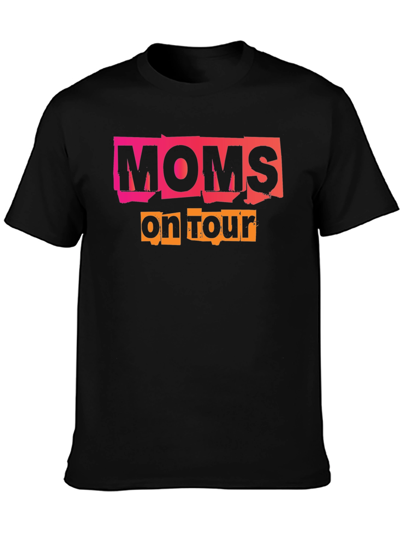 Moms On Tour Black T-Shirt