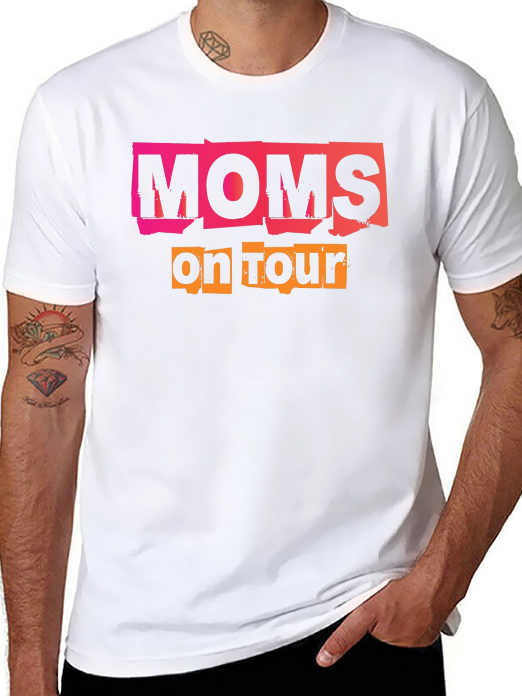 Moms On Tour Black T-Shirt