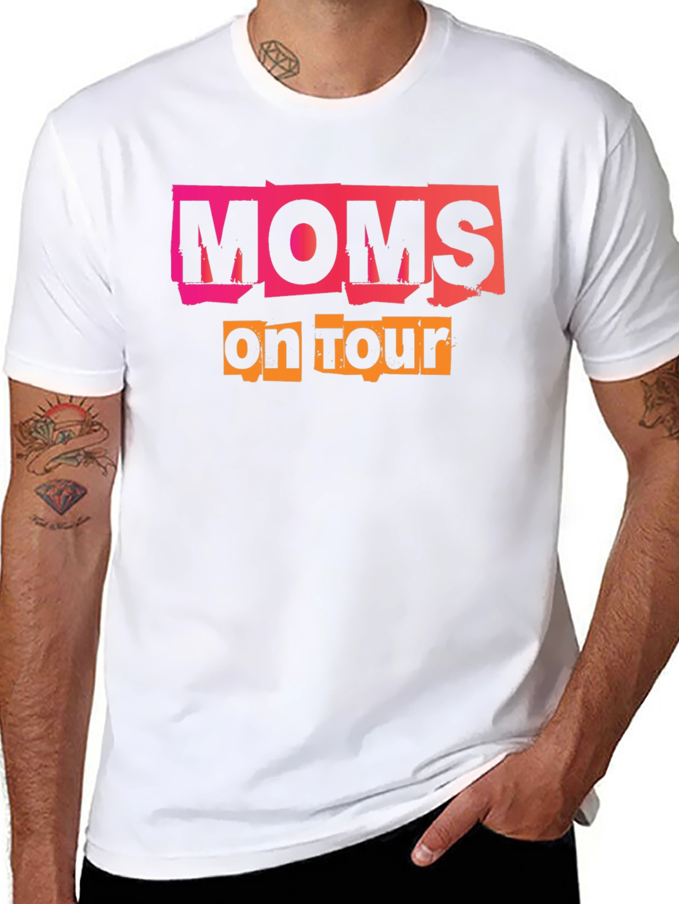 Moms On Tour Black T-Shirt