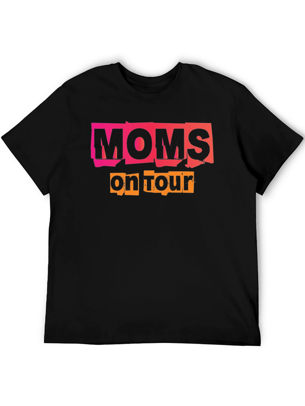 Moms On Tour Black T-Shirt