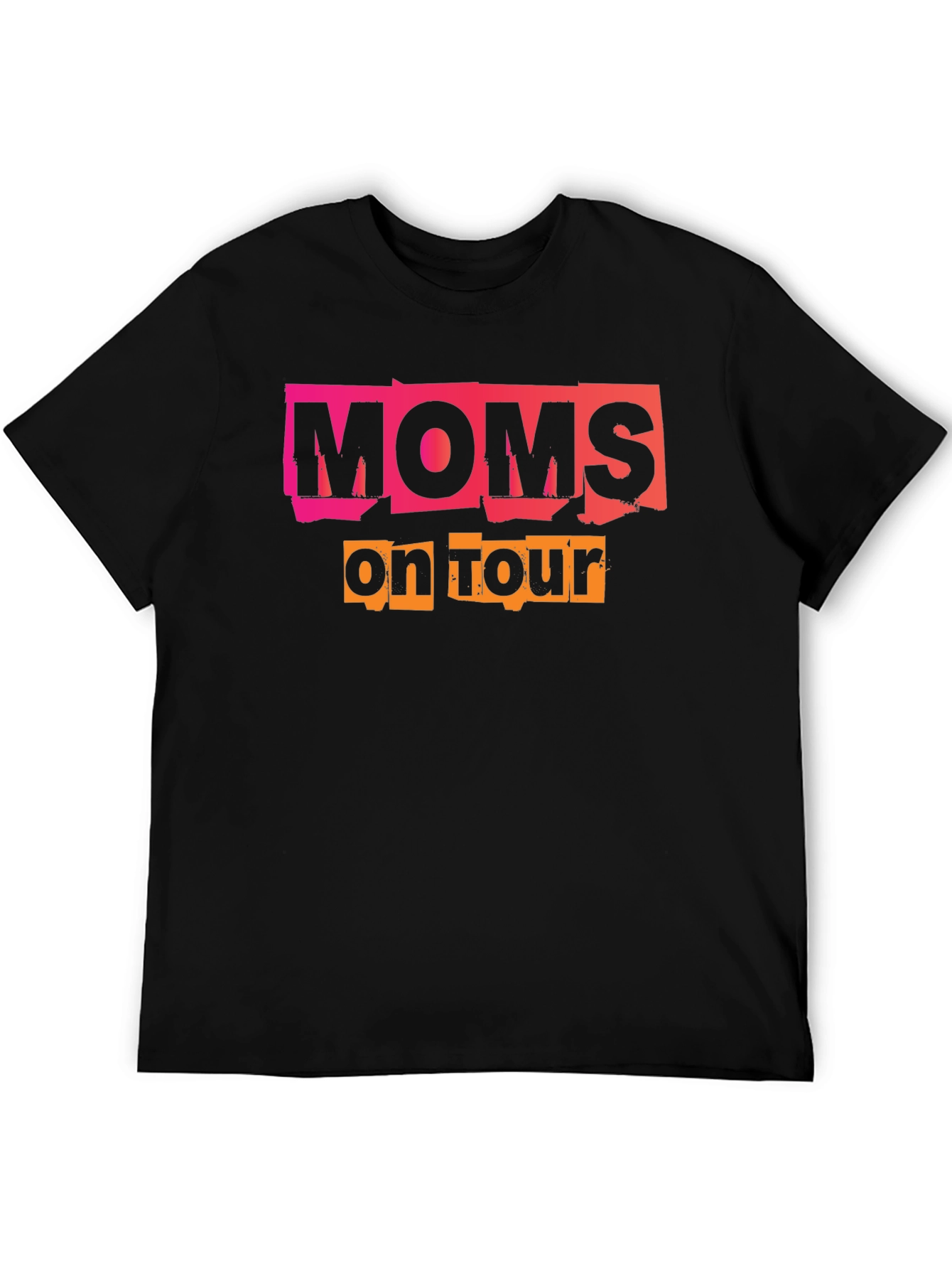 Moms On Tour Black T-Shirt