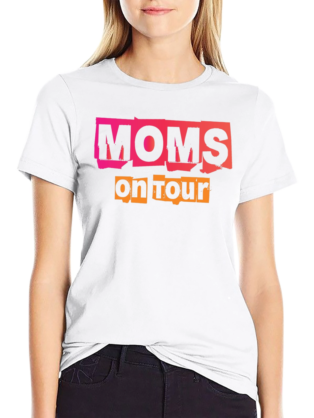 Moms On Tour Black T-Shirt