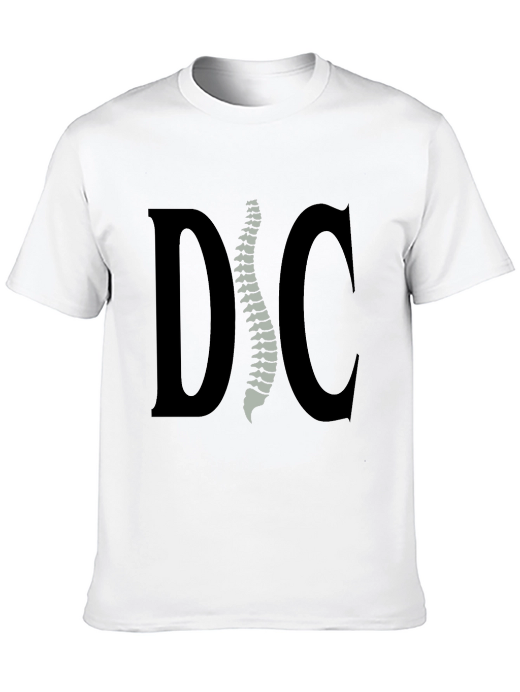 Chiropractor Spine Graphic Tee - Black