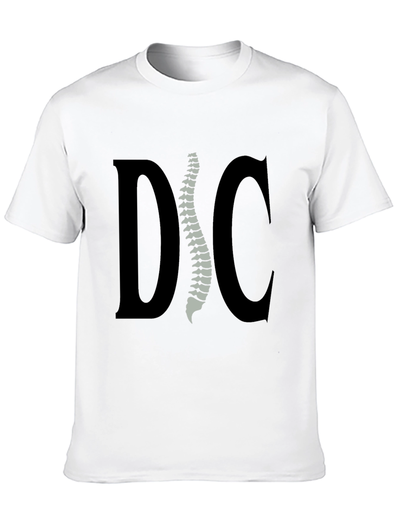 Chiropractor Spine Graphic Tee - Black