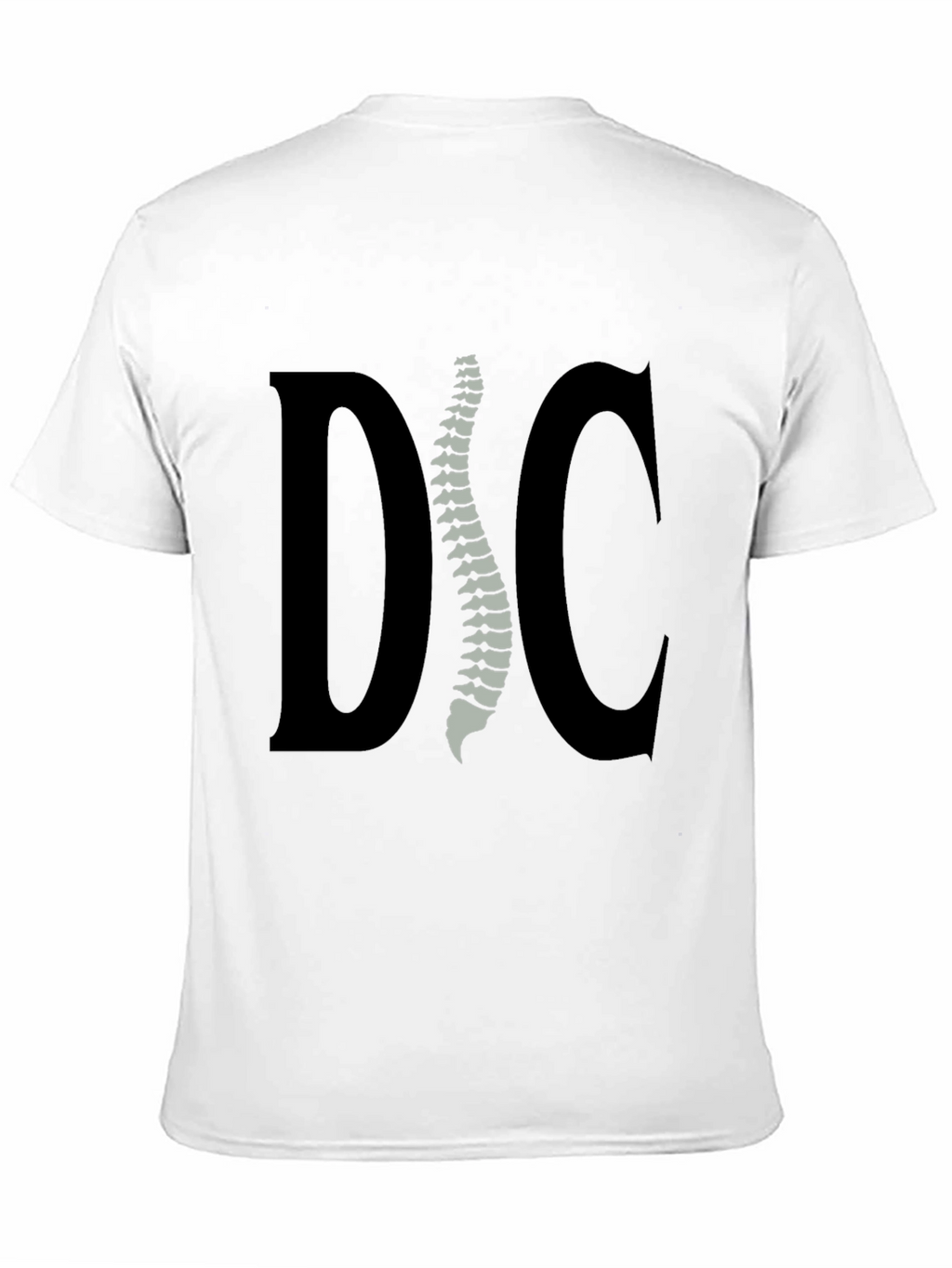 Chiropractor Spine Graphic Tee - Black