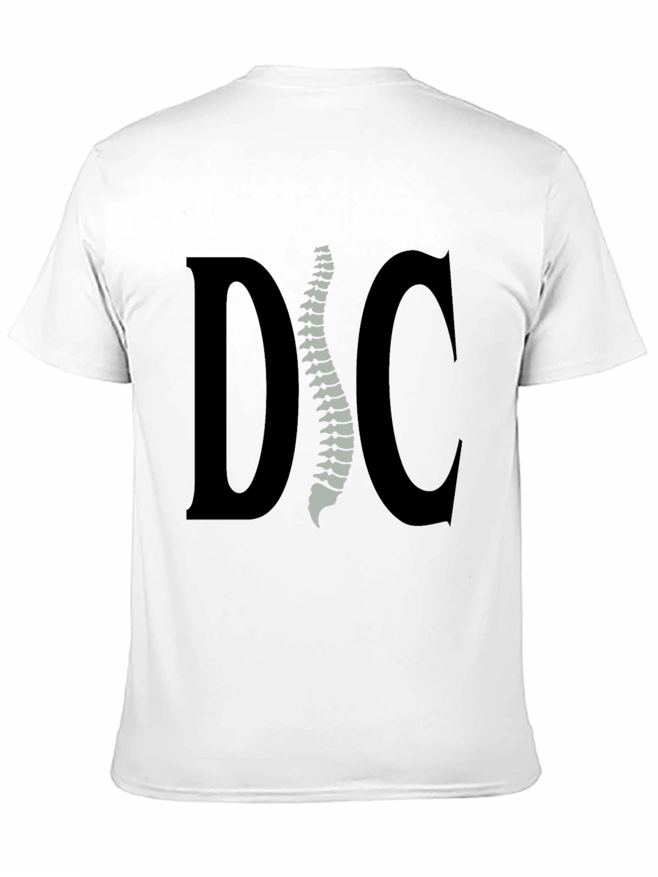 Chiropractor Spine Graphic Tee - Black