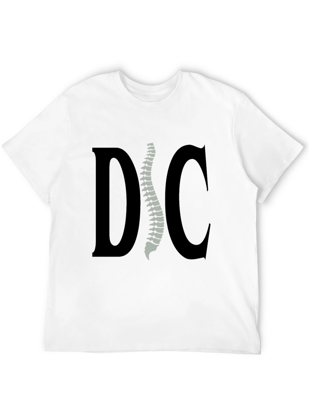 Chiropractor Spine Graphic Tee - Black