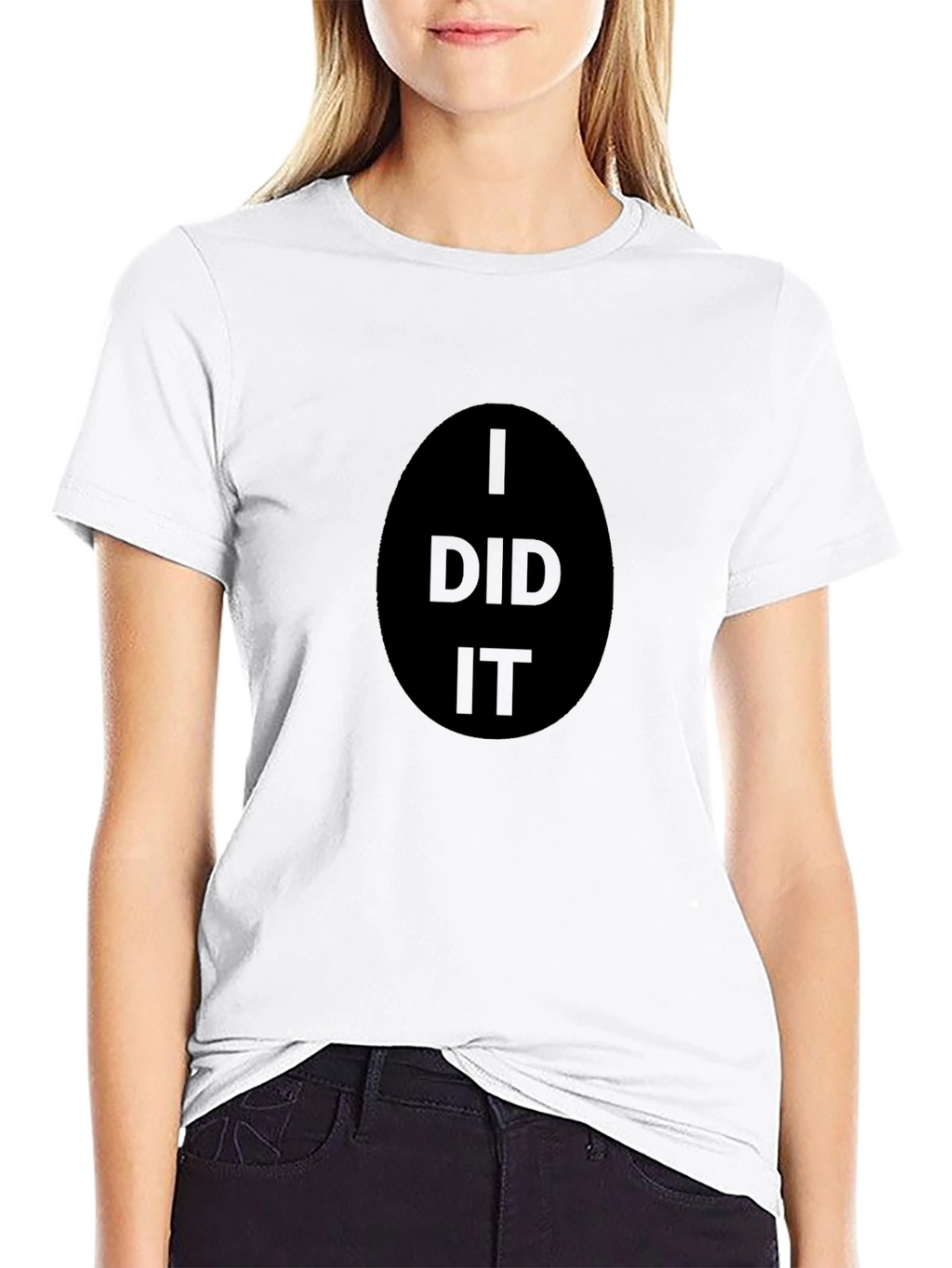 I Did It! Graphic Black T-Shirt