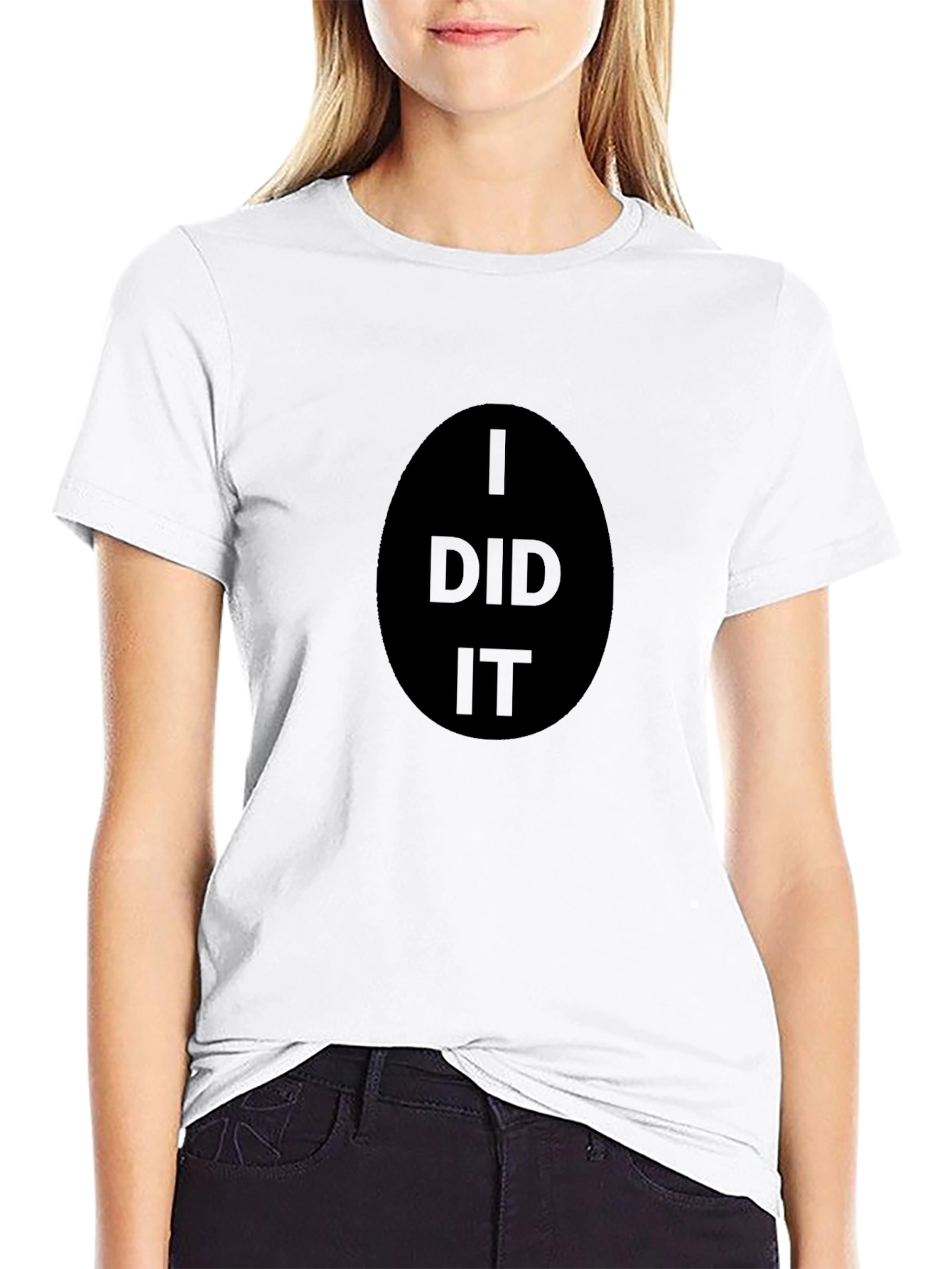 I Did It! Graphic Black T-Shirt