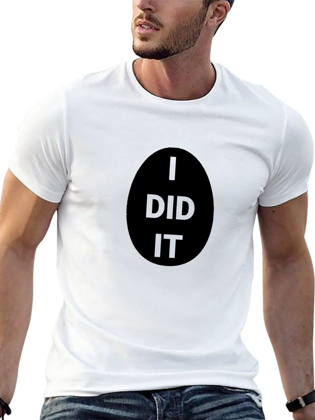 I Did It! Graphic Black T-Shirt