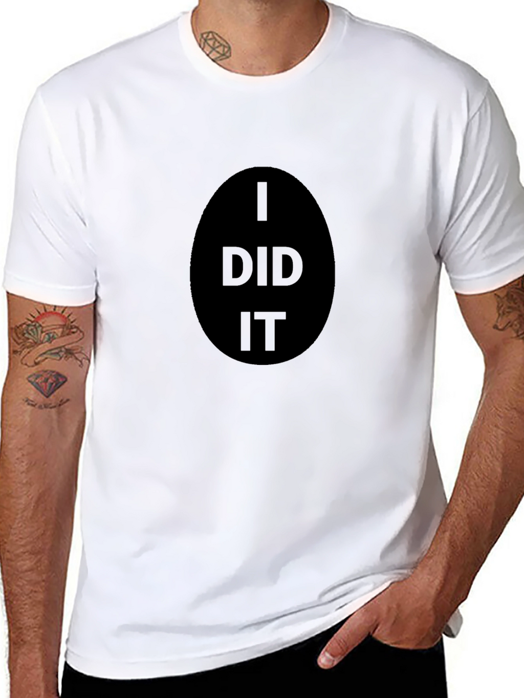 I Did It! Graphic Black T-Shirt