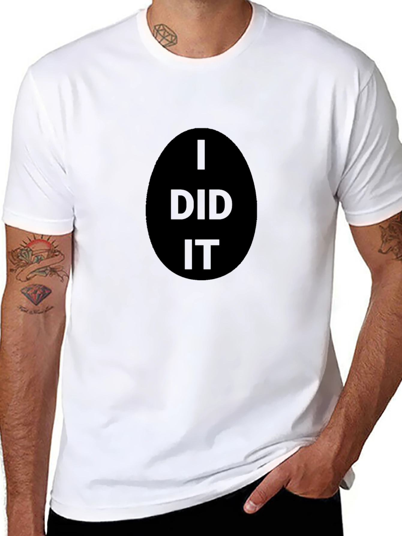 I Did It! Graphic Black T-Shirt
