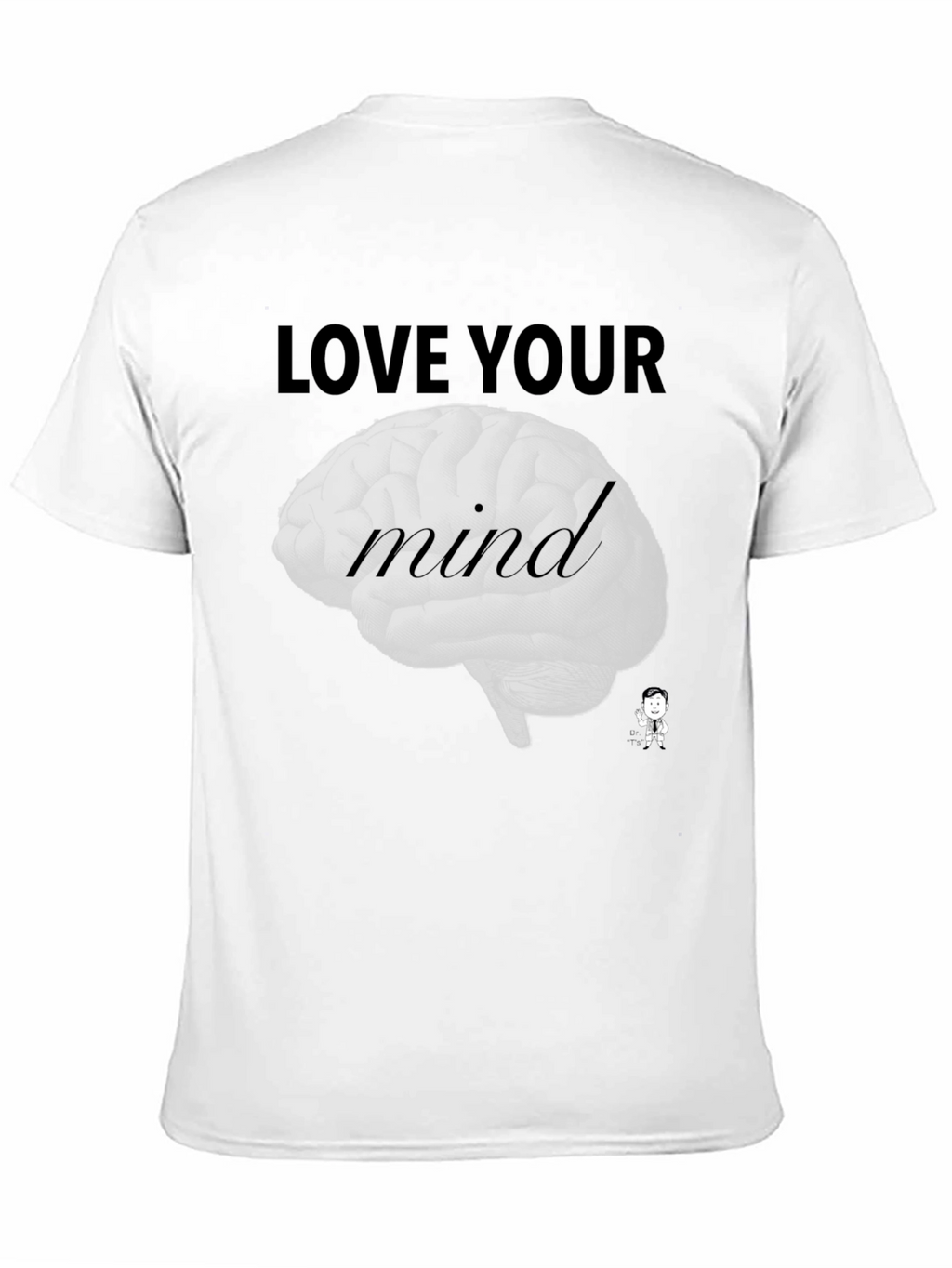 Love Your Mind Graphic Tee - Stylish Black T-Shirt