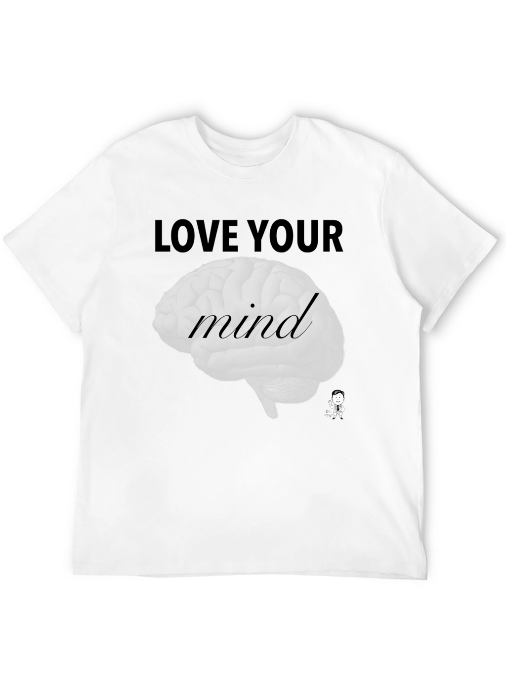 Love Your Mind Graphic Tee - Stylish Black T-Shirt