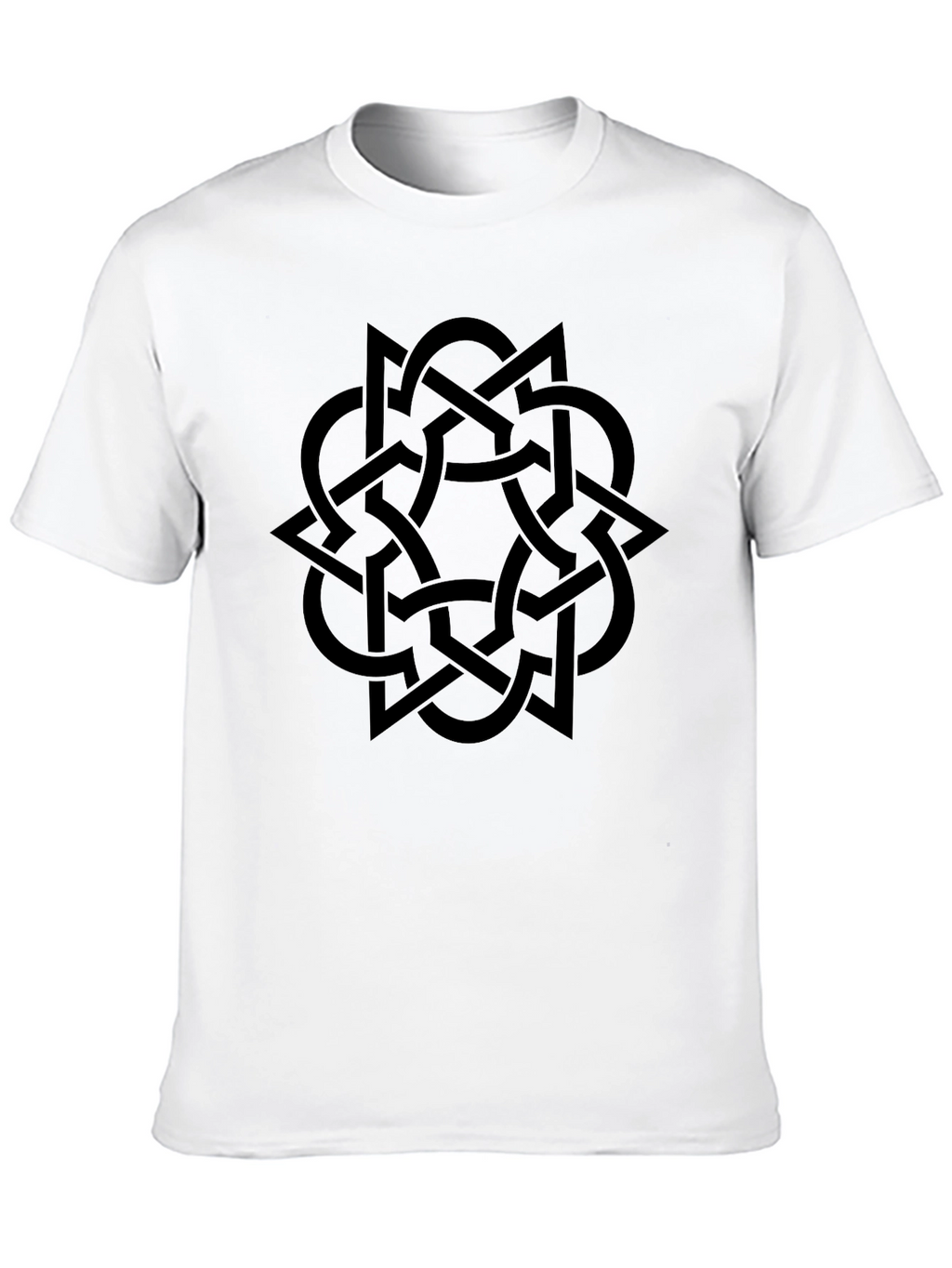Celtic Knot Black Graphic T-Shirt