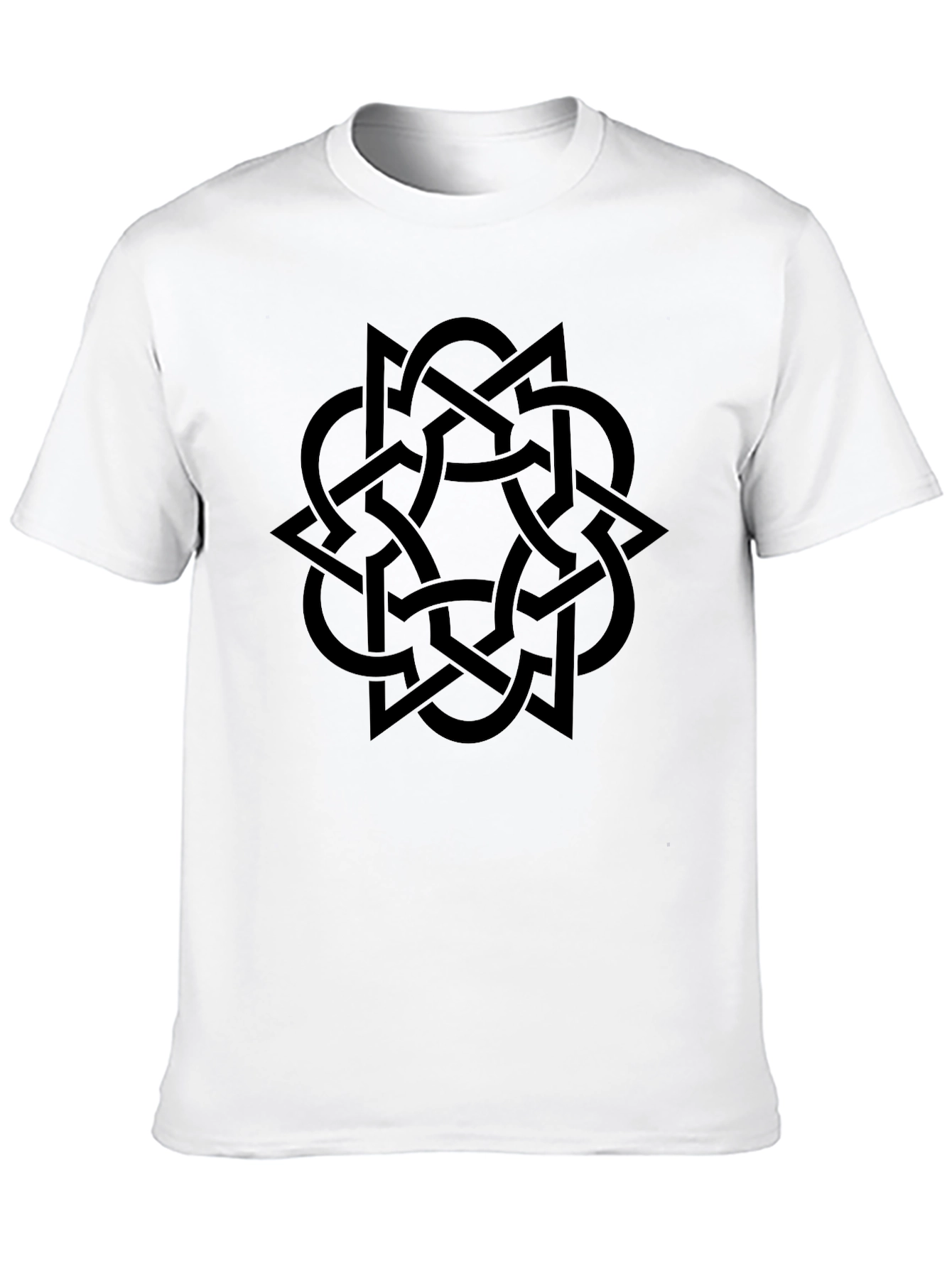 Celtic Knot Black Graphic T-Shirt
