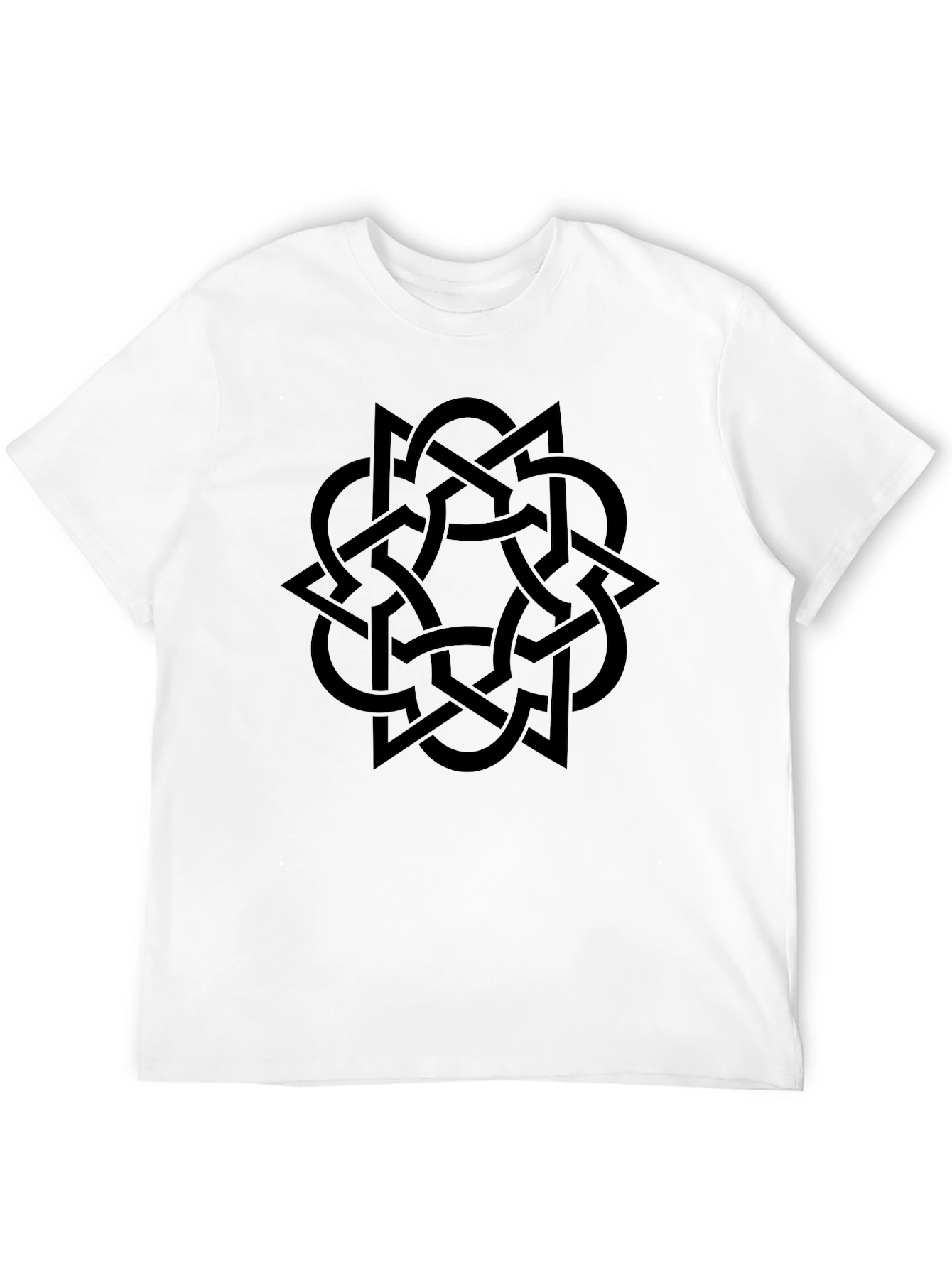Celtic Knot Black Graphic T-Shirt
