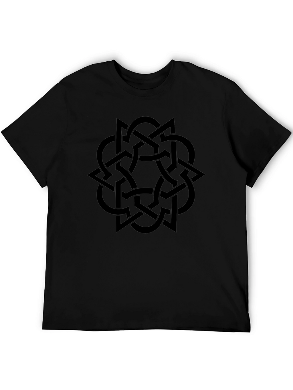 Celtic Knot Black Graphic T-Shirt