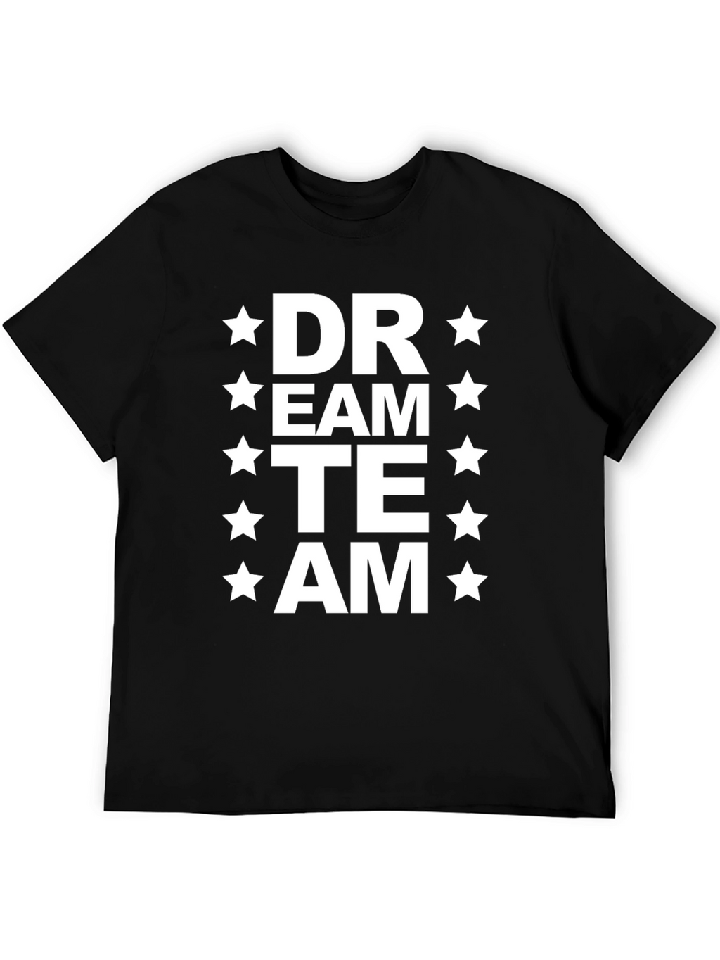 Dream Team Graphic T-Shirt - Black Cotton Blend