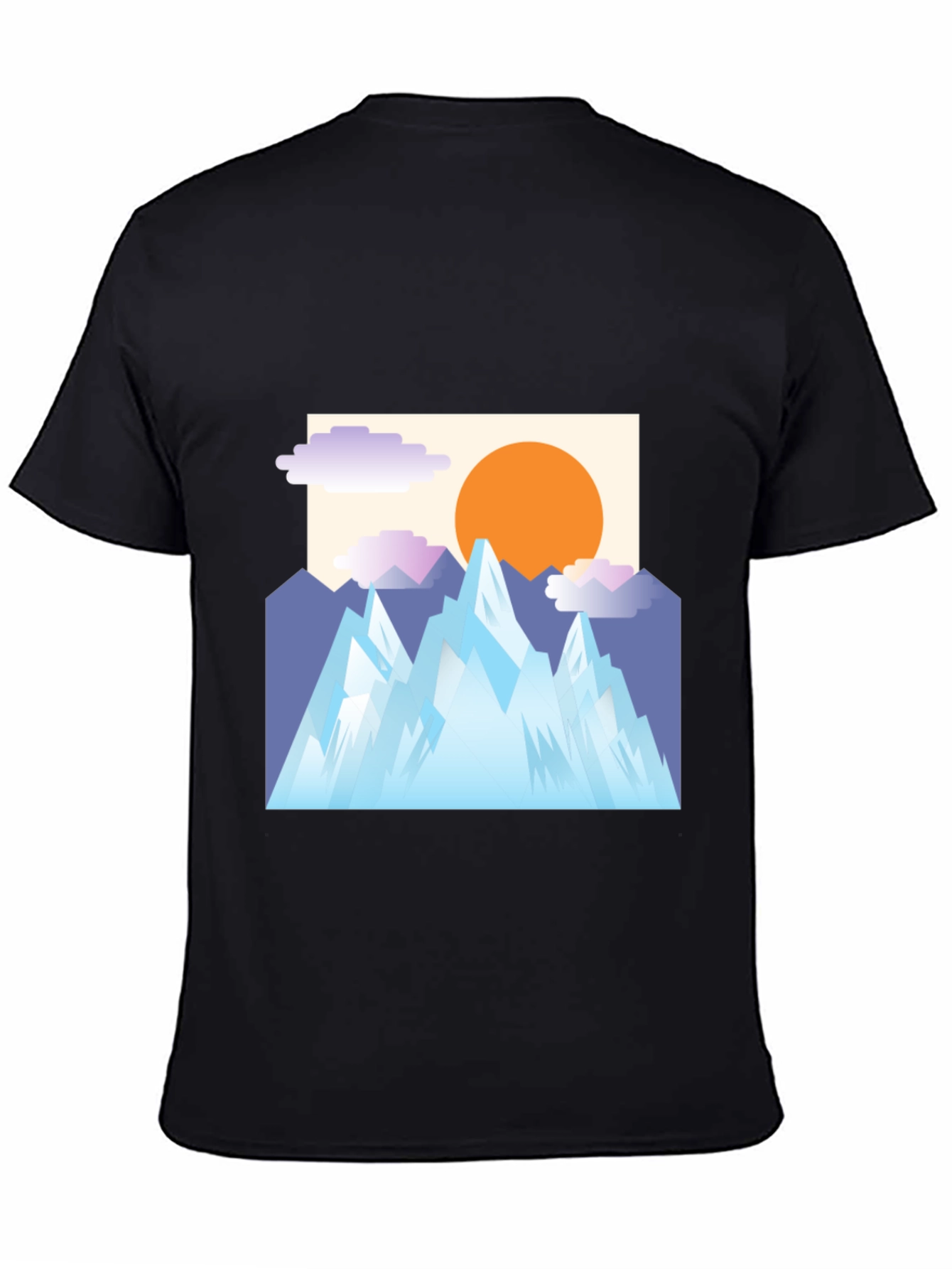 Mountain Vista Black Tee - Adventure Ready!