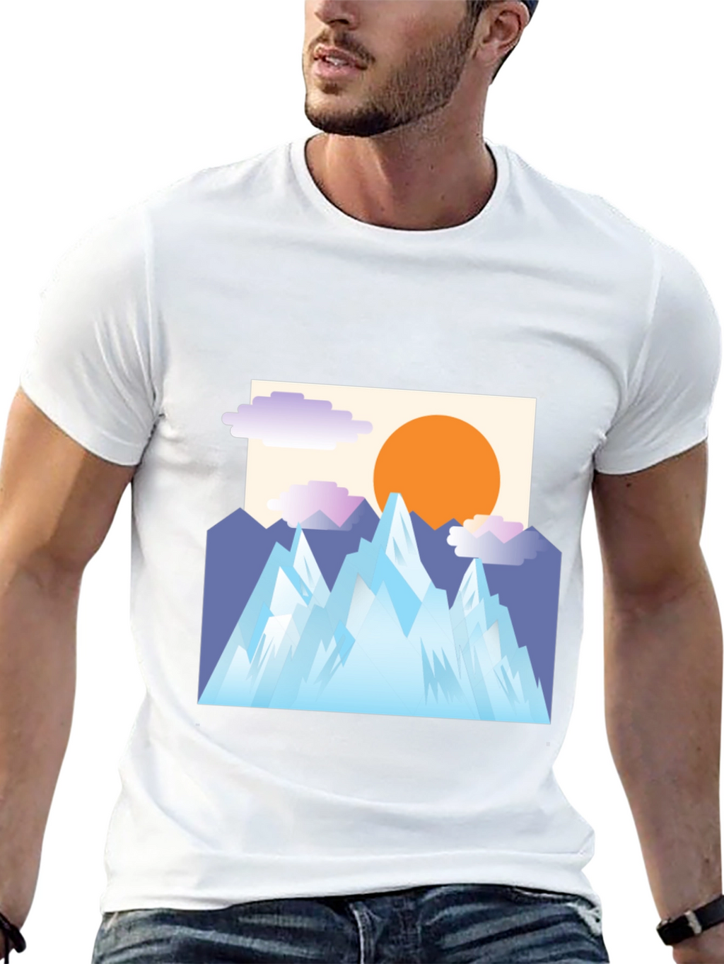 Mountain Vista Black Tee - Adventure Ready!