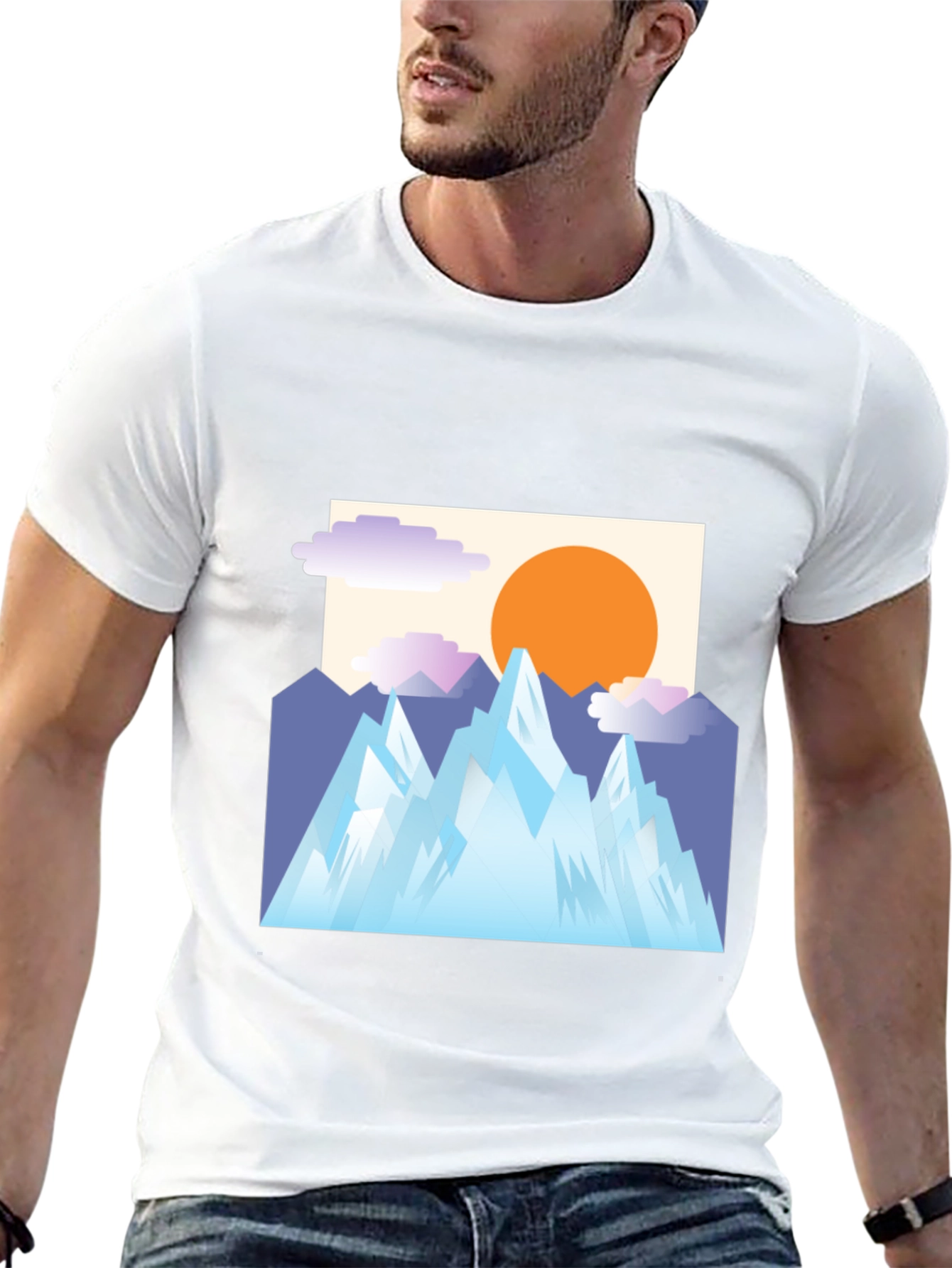 Mountain Vista Black Tee - Adventure Ready!