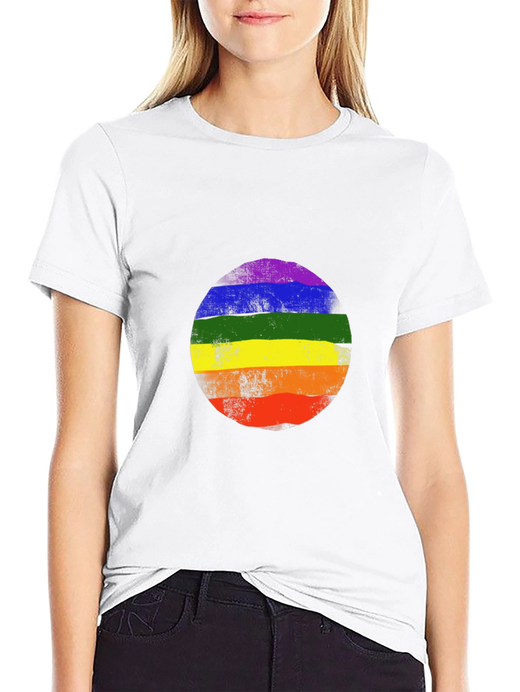 Rainbow Pride Graphic Tee - Soft Cotton Unisex Shirt